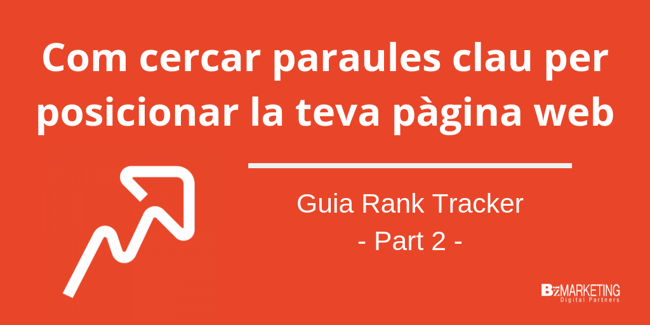 Cercar paraules claus per SEO: Guia Rank Tracker. Part 2